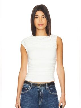 House of Harlow 1960 x REVOLVE Carli Top in White Ruched